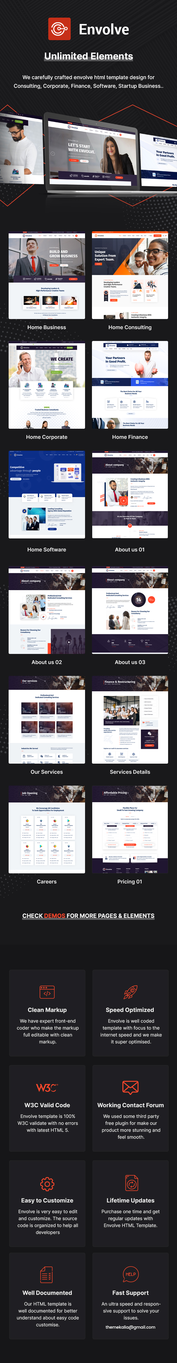 Envolve - Multi-Purpose Business HTML Template