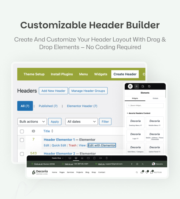 Decoria - Architecture and Interior Design WordPress Theme