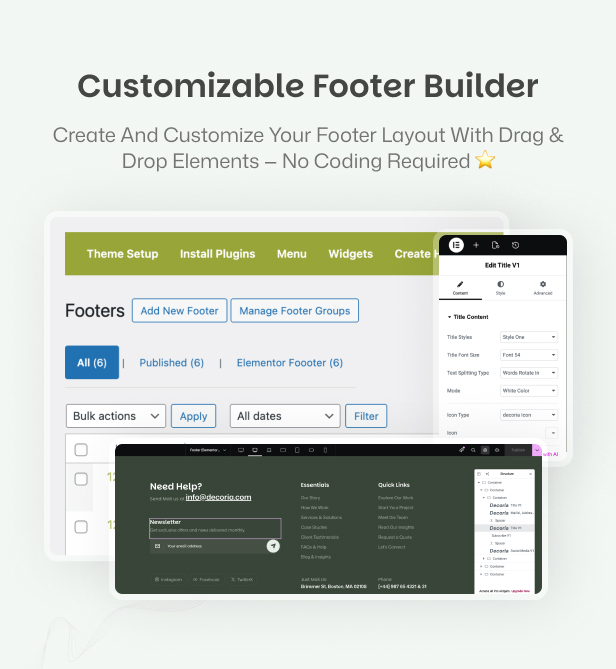 Decoria - Architecture and Interior Design WordPress Theme
