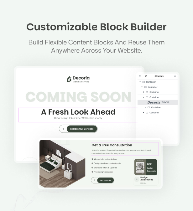 Decoria - Architecture and Interior Design WordPress Theme