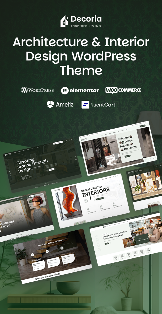 Decoria - Architecture and Interior Design WordPress Theme