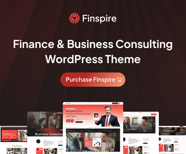 Finspire - Finance & Business Consulting WordPress Theme