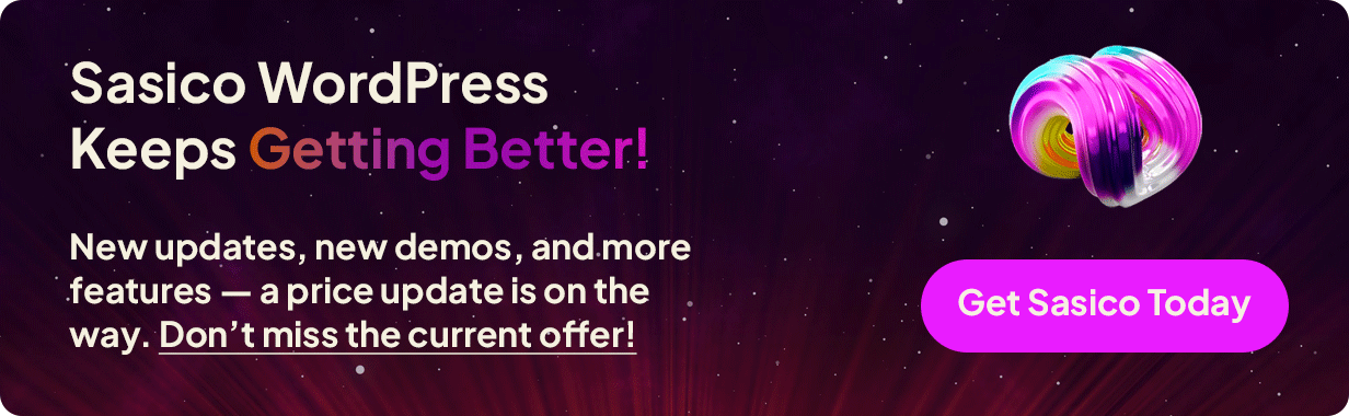 Sasico - SaaS & Tech Startup WordPress Theme
